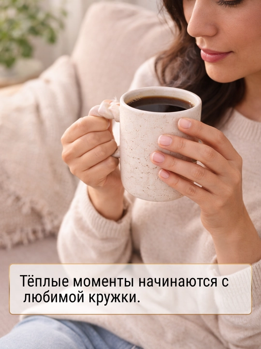 Современный набор из 4 керамических кружек — качество, удобство и изящный дизайн