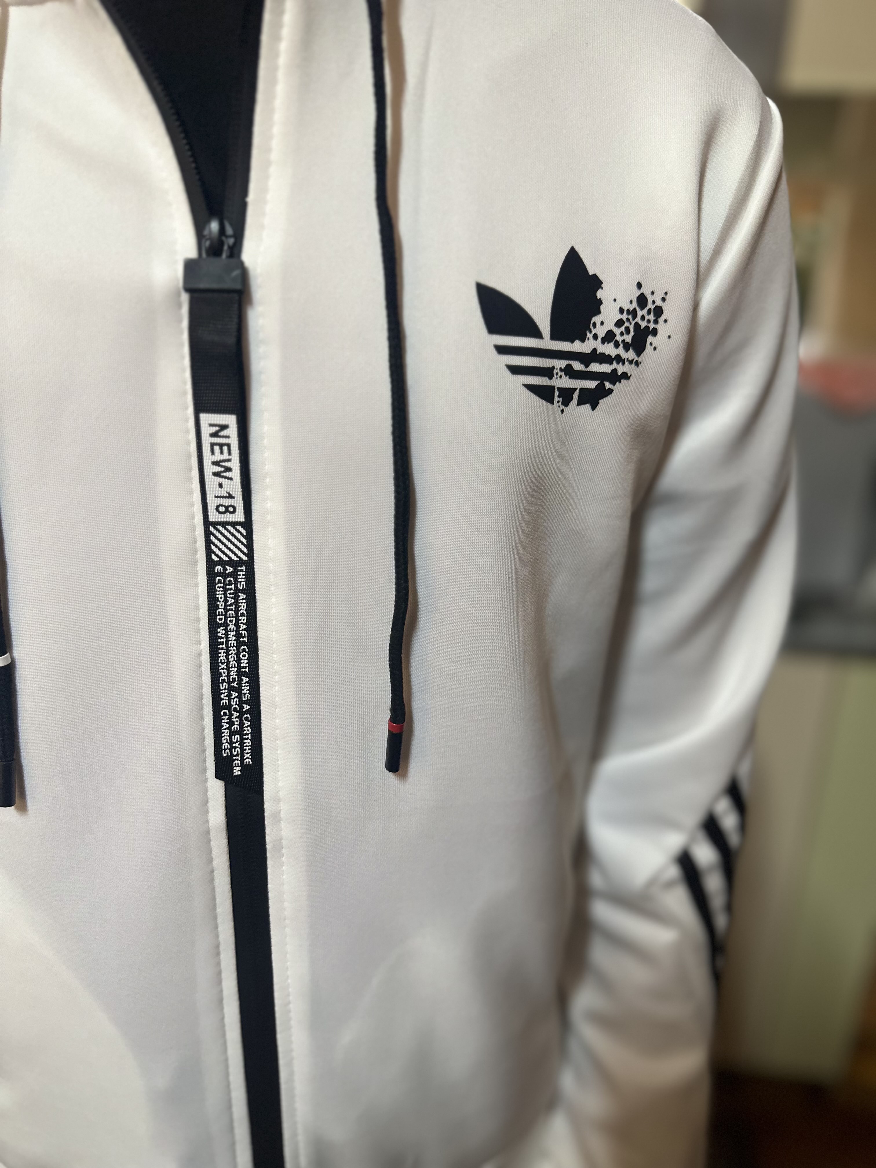 Erkaklar sport kostyumi, ikki qismli, S-3XL o'lchamlari