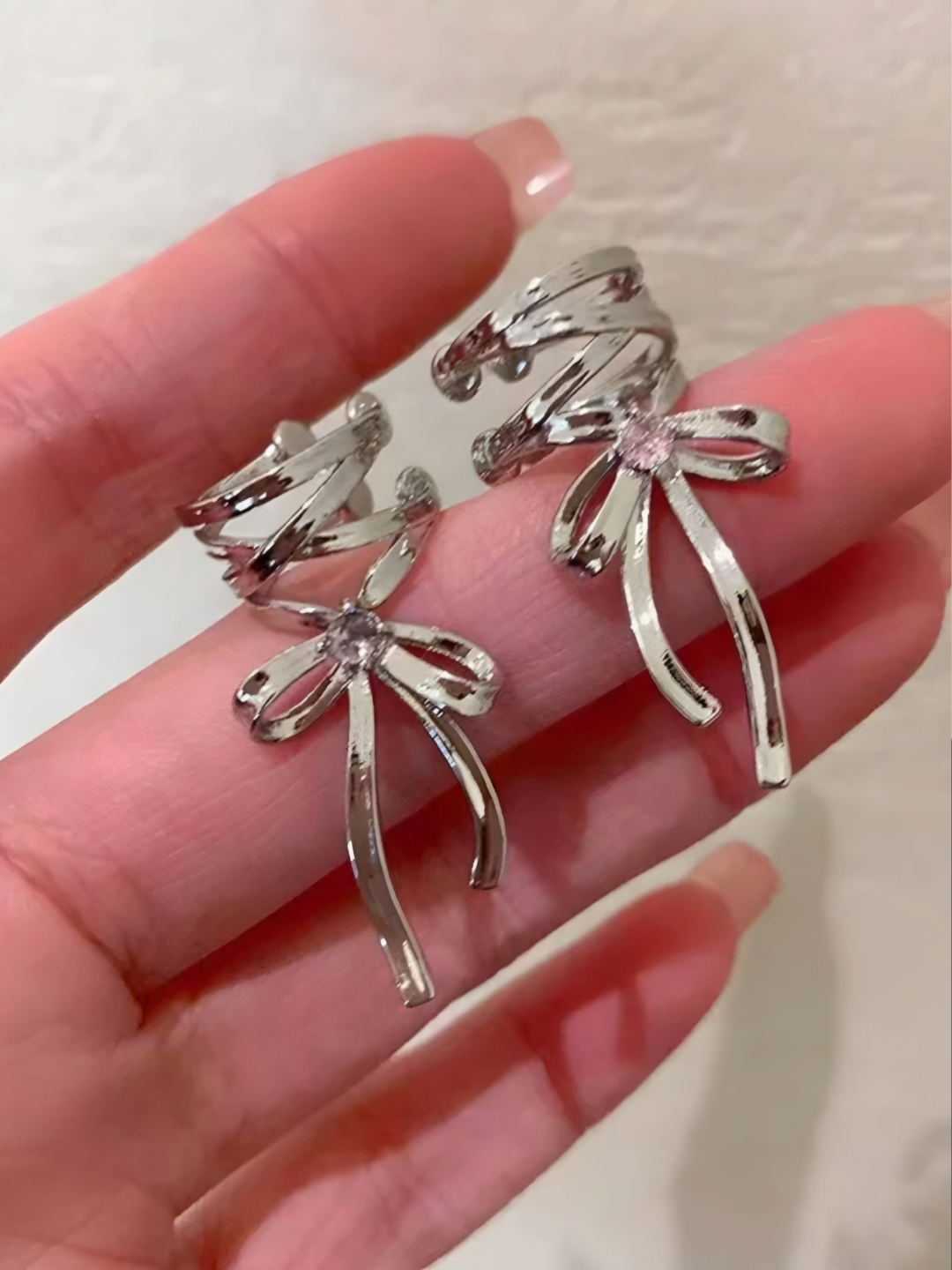 Серьги каффы, ассиметричные серьги