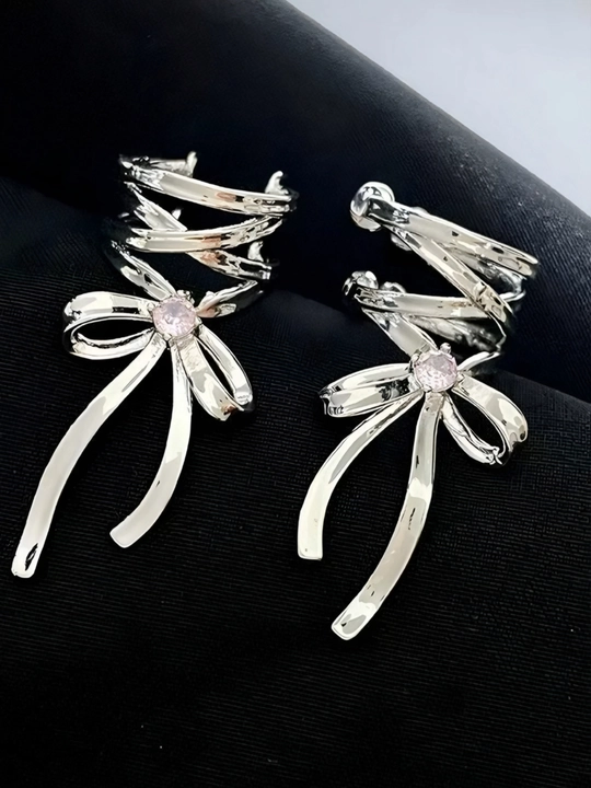 Серьги каффы, ассиметричные серьги