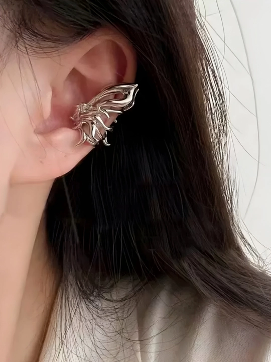 Серьги каффы, ассиметричные серьги