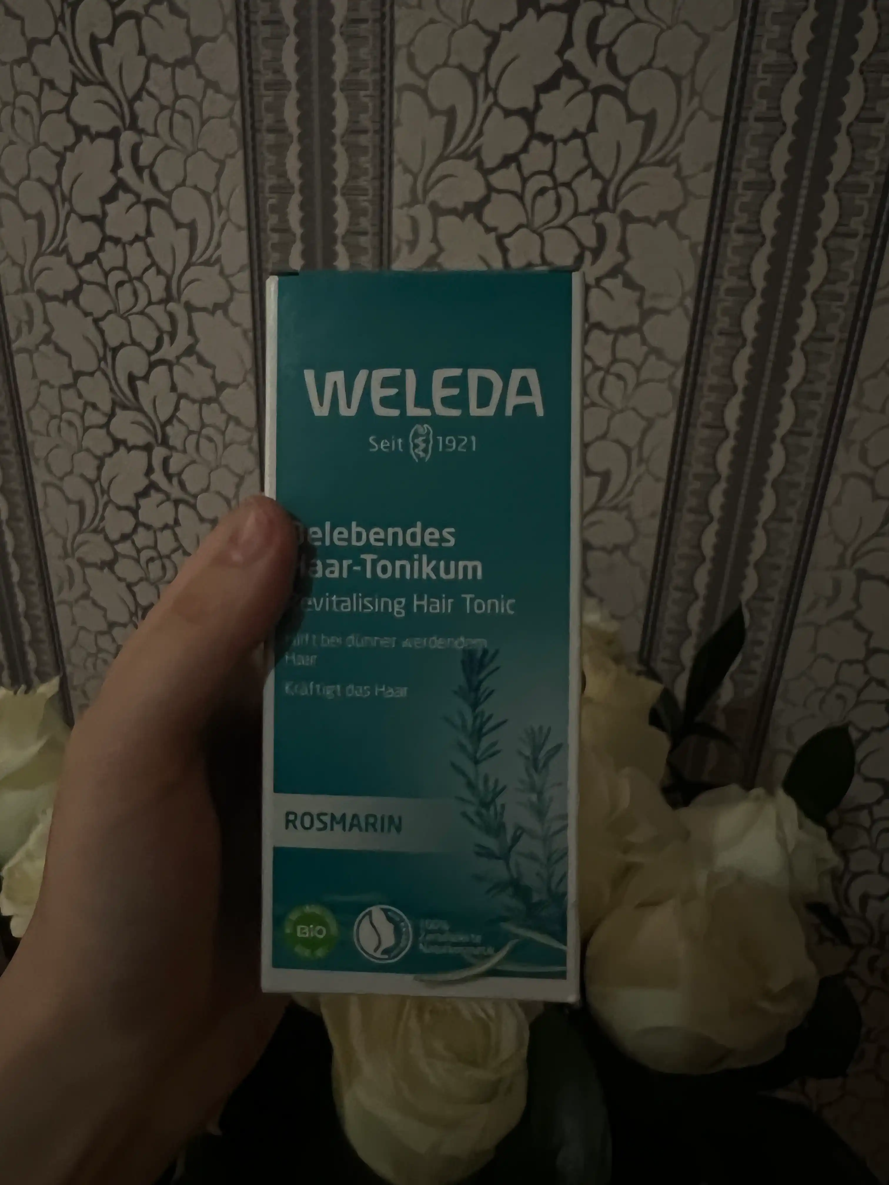 Укрепляющий тоник для роста волос Weleda с розмарином, 100 мл