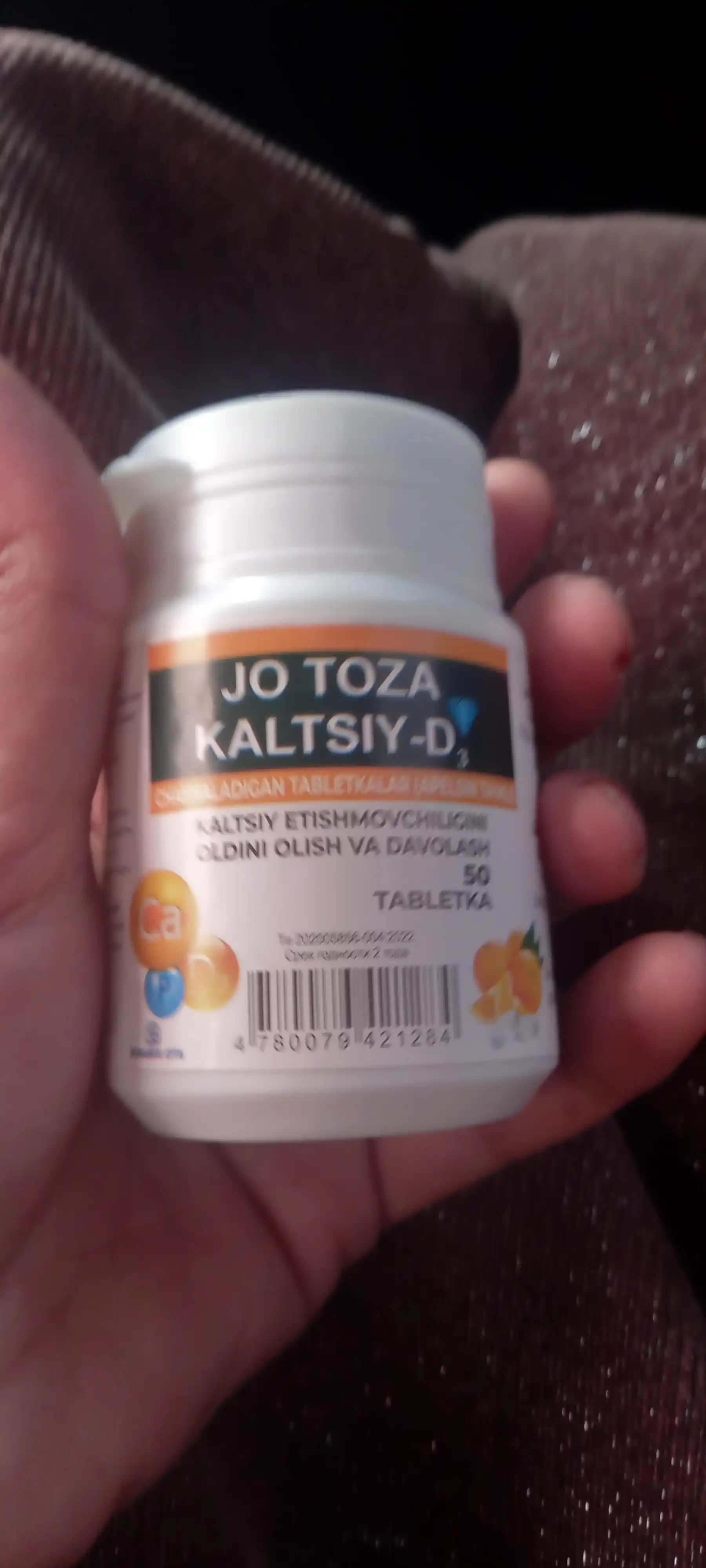 Kalsiy D3 – D vitamini bilan suyaklar va tishlar salomatligi uchun