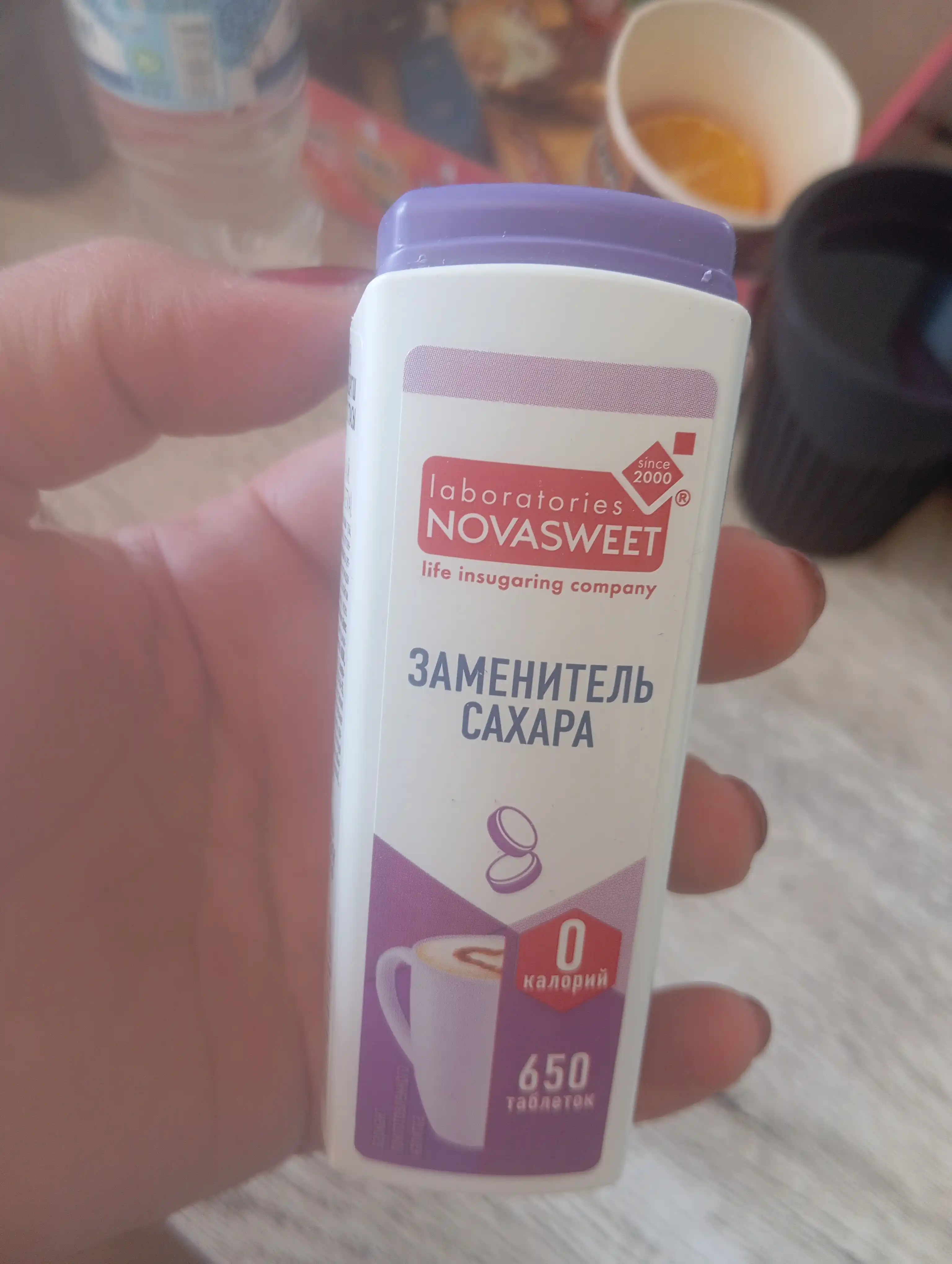 Shakar o'rnini bosuvchi Novasweet tabletkalari, 650 tabletka, 39 g