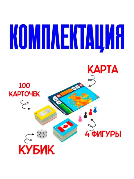 Настольная игра «Мегафлагомания» с голосовым помощником