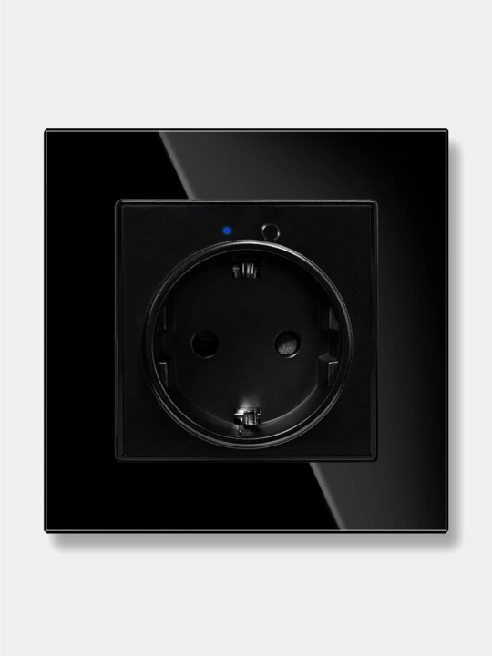 Wi-Fi aqlli rozetka 220V — Tuya/Smart Life, Alisa, Alexa, Google qo‘llab-quvvatlaydi