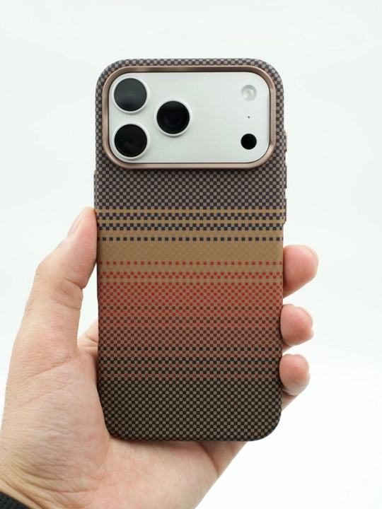 IPhone 17 Pro / Pro Max / 17 Air uchun Luxo Life karbon magnitli g‘ilof Anti-shock
