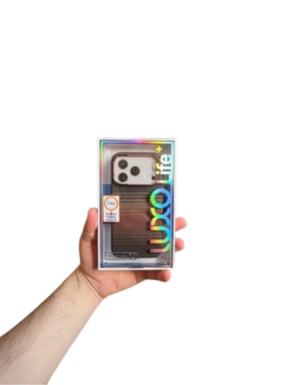 IPhone 17 Pro / Pro Max / 17 Air uchun Luxo Life karbon magnitli g‘ilof Anti-shock