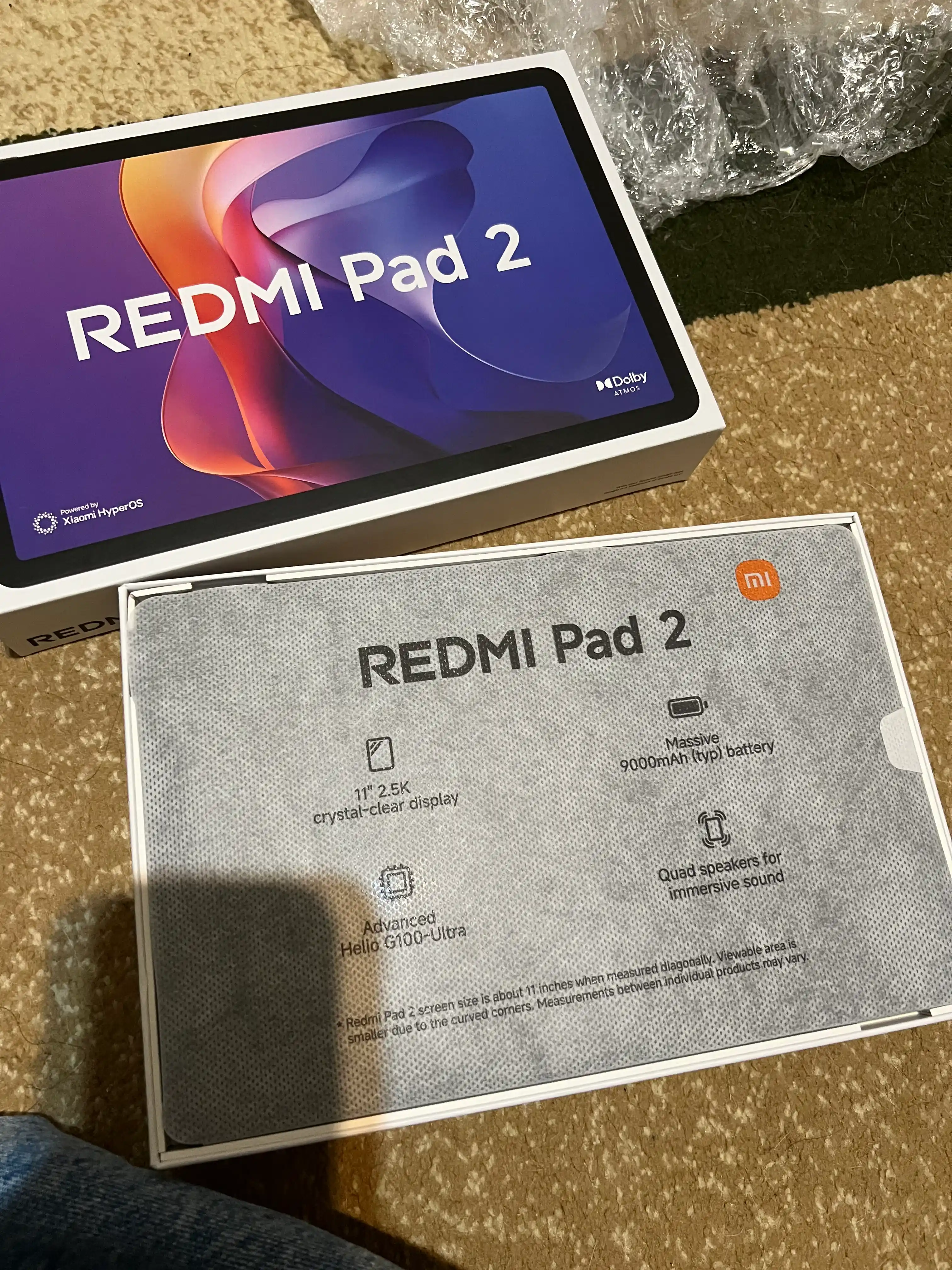 Планшет Redmi Pad 2 4G, 11" IPS LCD, QHD 90Гц, 9000мА/ч, быстрое зарядка 18 Вт, гарантия 1 год