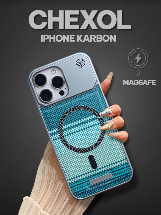 IPhone Giof Carbon, MagSafe 11, 12, 13, 14 Pro, 15 Pro, 16 Pro, 17 Pro, Pro max