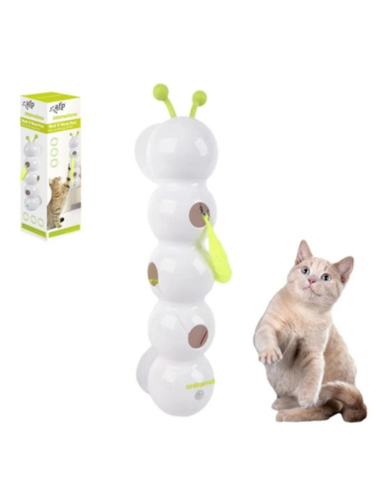 Интерактивная игрушка для кошек на присоске, настенная игрушка для кота 360°