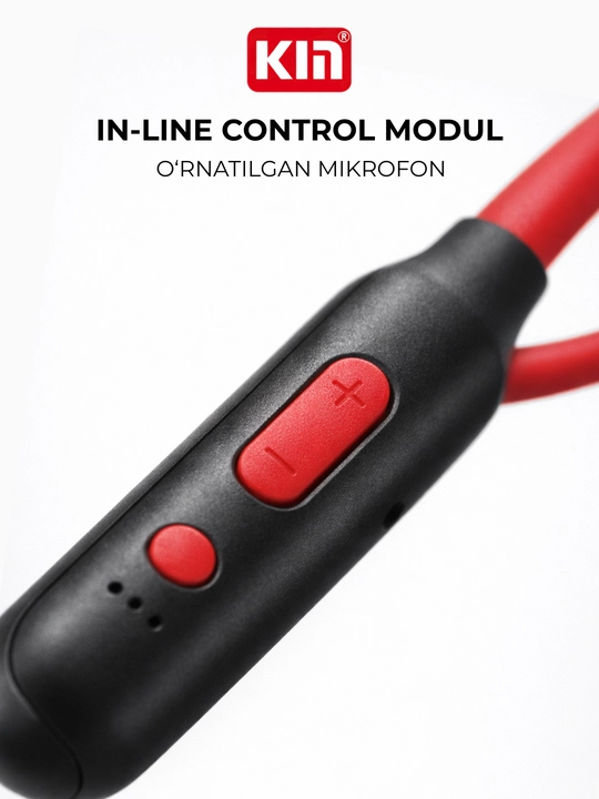 Simsiz quloqchin KIN KL02, Bluetooth garnitura, 5 soat ishlash, 2ta qurilmaga ulanish