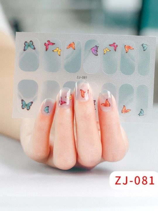 Tirnoqlar uchun stikerlar, manikyur uchun stiker, plyonka