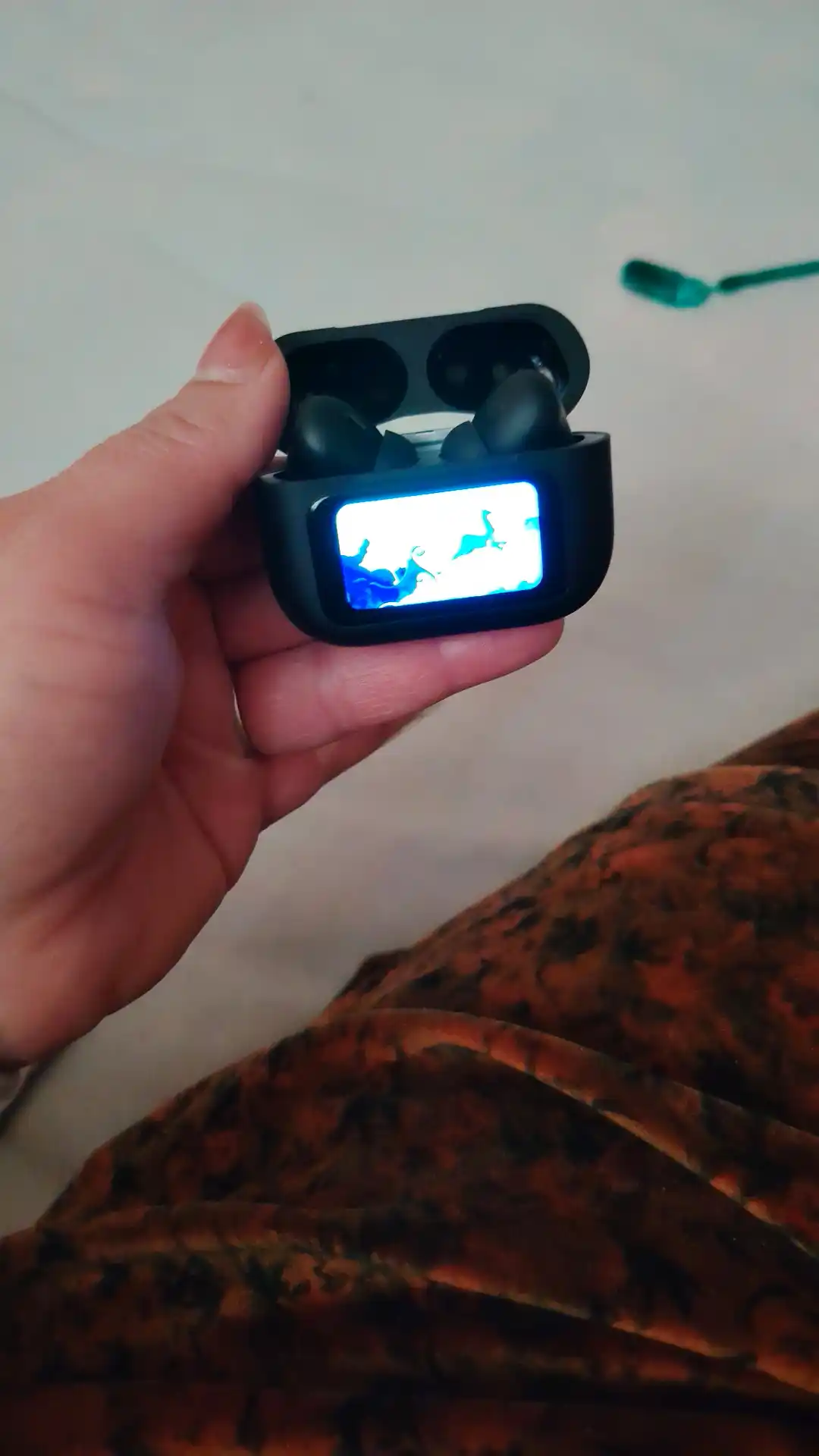 Simsiz quloqchinlar, displeyli, iPhone va Android Pods Pro 2 iOS uchun, sensorli ekrani