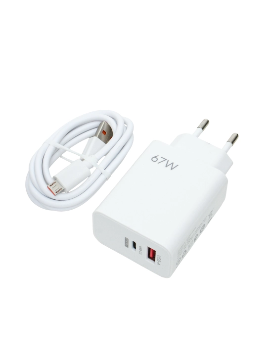 Quick Fast zaryadlash qurilmasi Micro USB V8 ulagichli kabel