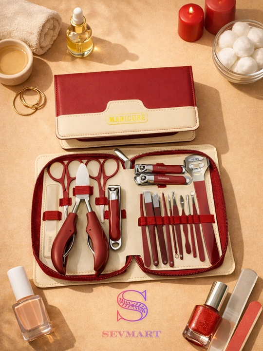 Manikyur to'plami, Kusachka, manikur anjomlari, MANICURE, qutida 18 ta element