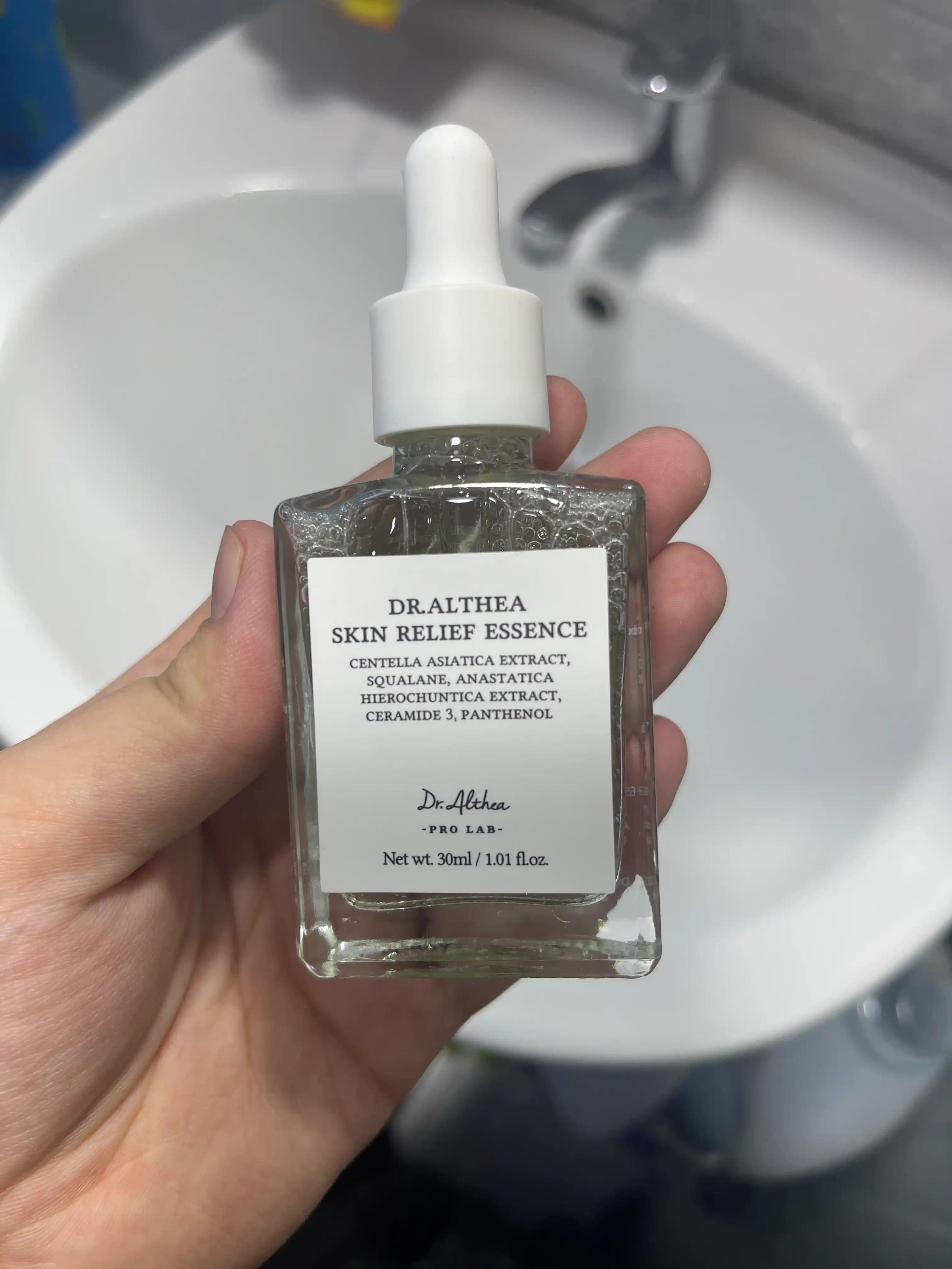 Rosacea mohiyati 85% sentella Dr. Althea Pro Lab Skin Relief Essence