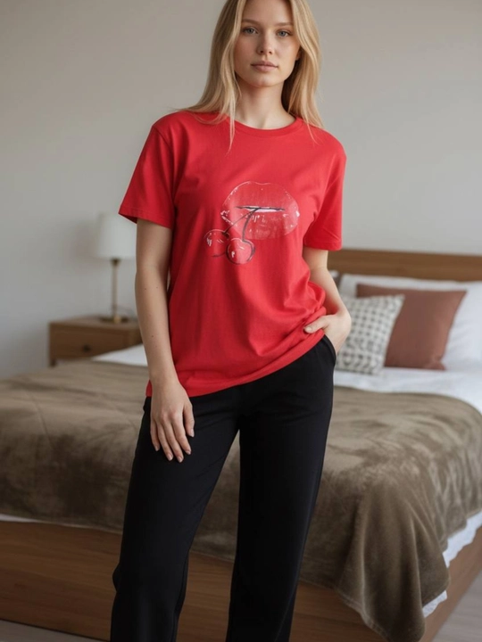 Pijama ayollar uchun, qizlar uchun pijama 2 tasi 1 da va 3 tasi 1 da yumshoq va qulay - 