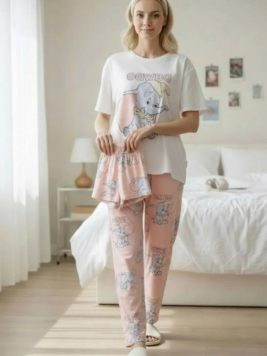 Pijama ayollar uchun, qizlar uchun pijama 2 tasi 1 da va 3 tasi 1 da yumshoq va qulay - 