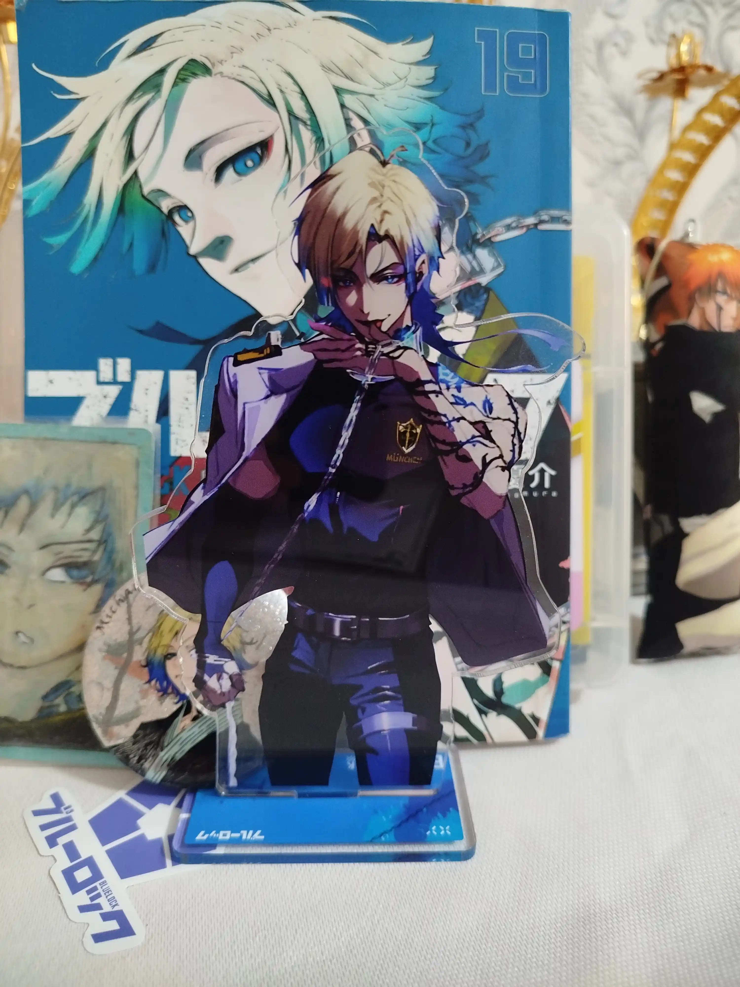 Akril figurasi "Blue Lock" Moviy qamoqxona, Yuichi, Bachira, Nagi, Reo