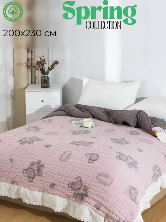 200x230 sm ko‘rpa – 100% paxta yuzali - 