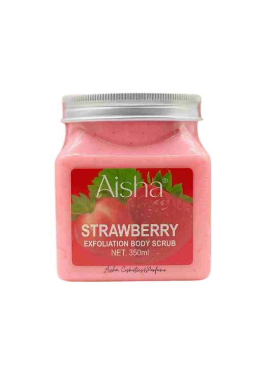 Aisha Qulupnayli Tana Skrabi, 350 ml - 