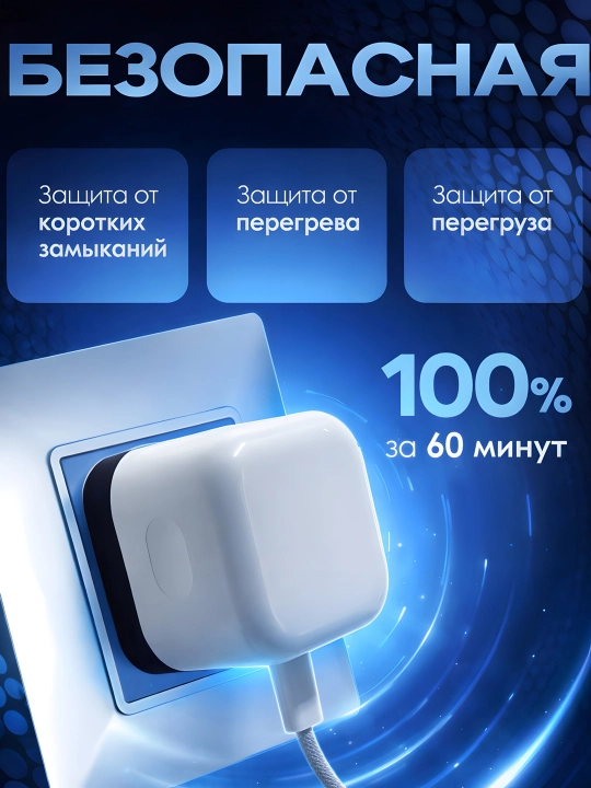 IPhone quvvatlash moslamasi - 35W Type-C adapteri tez quvvatlash + kabel