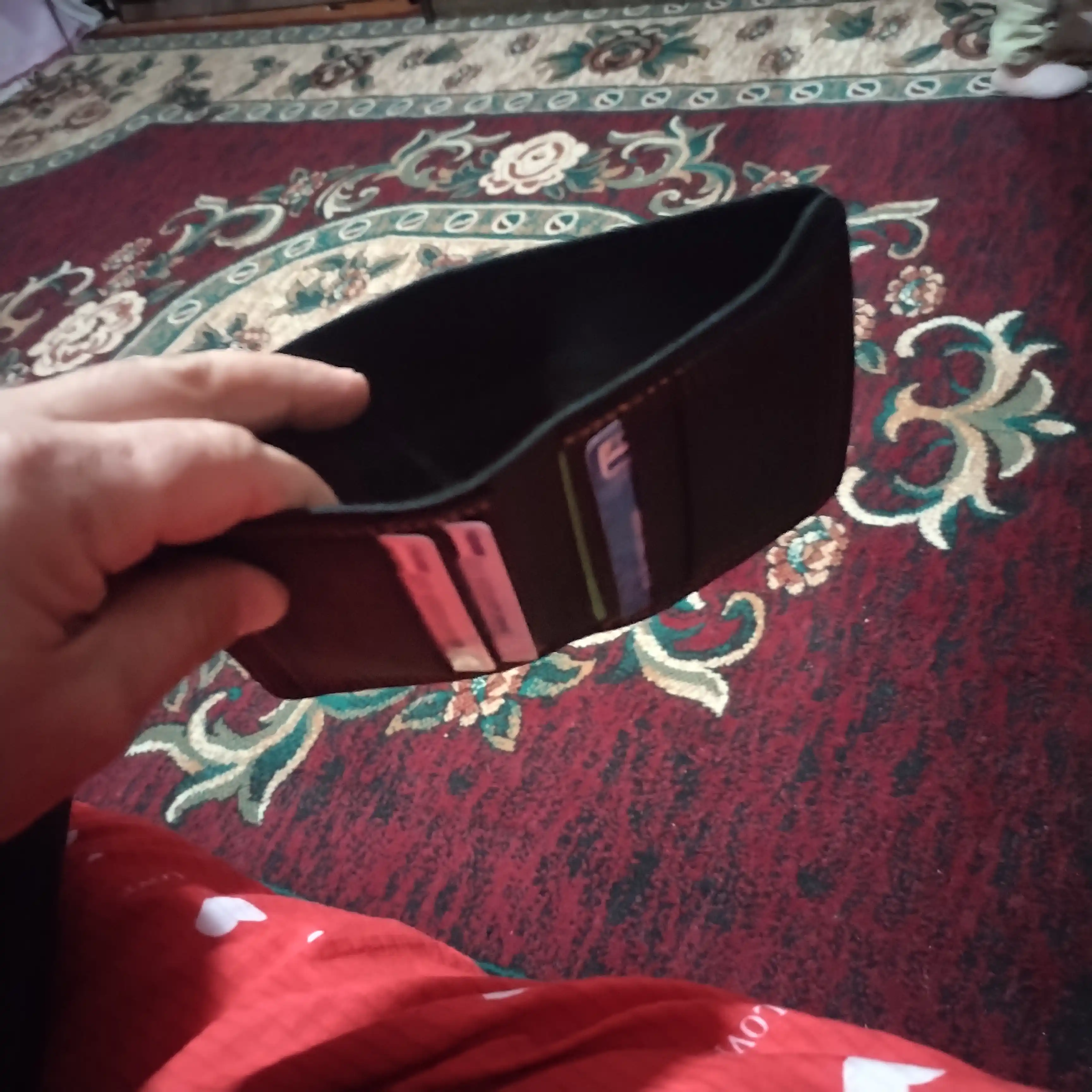 Erkaklar hamyoni, Cowather hamyoni, tabiiy charmdan, universal sovg‘a