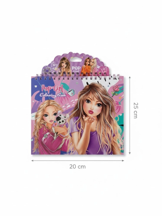 Pop Girl rang berish kitobi  – qizlar uchun bo‘yash to‘plami