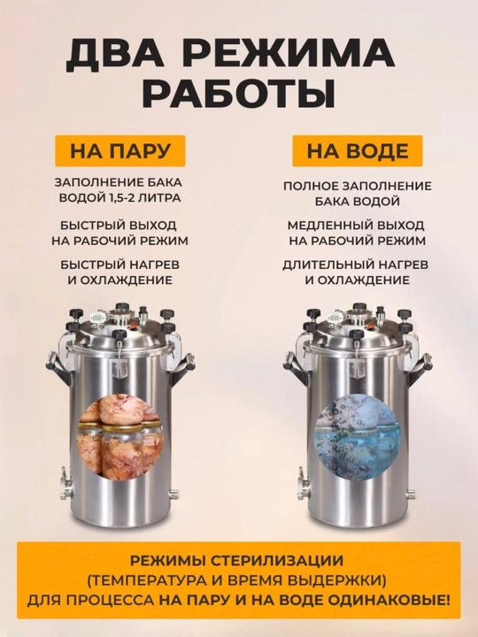 Автоклав «Заготовщик» — для домашнего консервирования