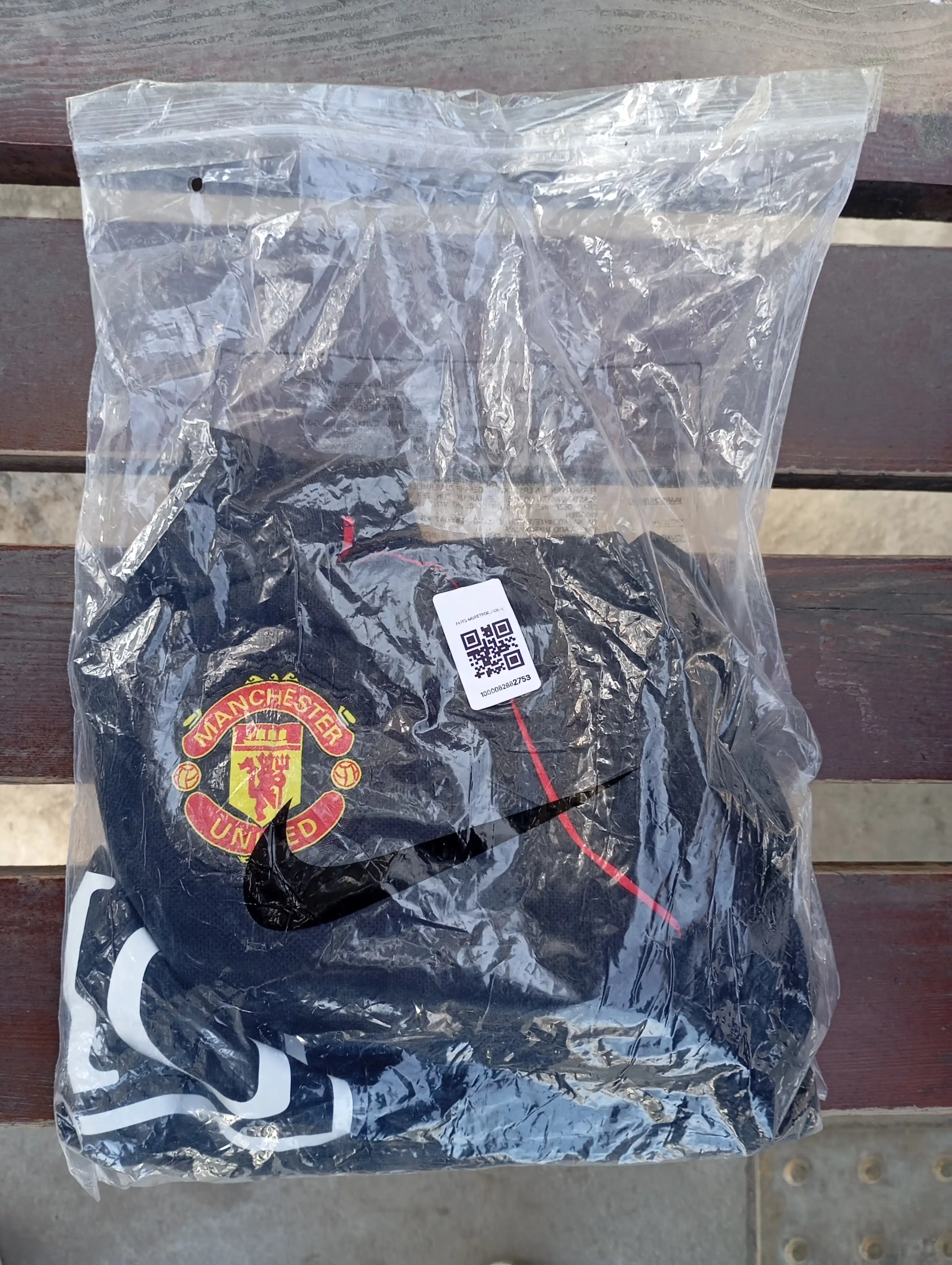 Futbol retro-forma - "Manchester Yunayted 2008", qora rang, yengi kalta, sport kiyim