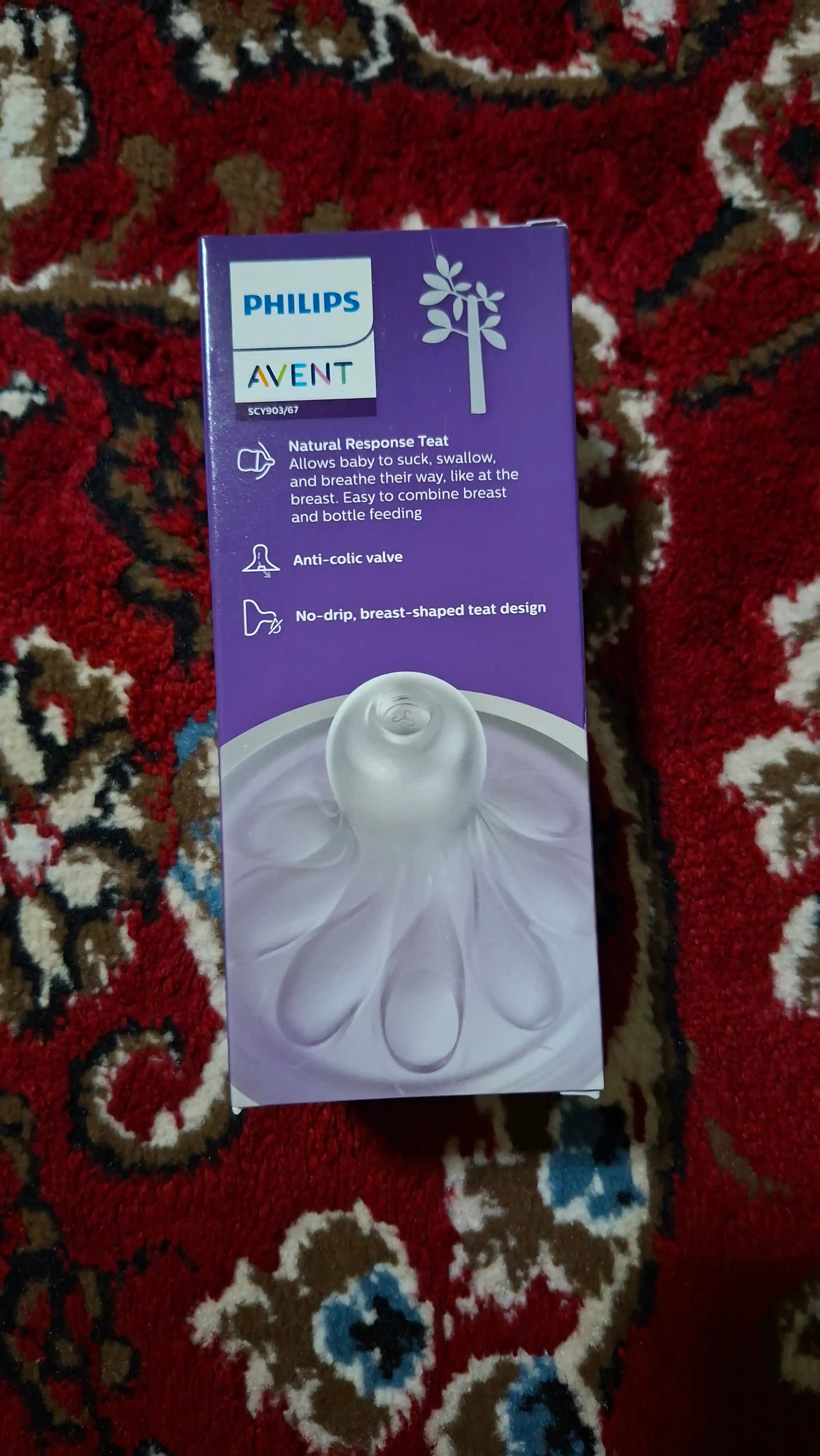Philips Avent Response chaqaloq butilkasi, 260 ml, 1 oydan 6 oygacha