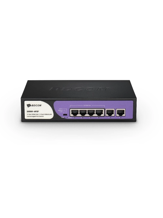 Неуправляемый 100M PoE+ коммутатор BDCOM серия S1000 - 