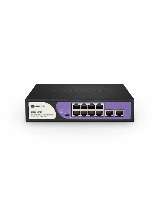 Неуправляемый 100M PoE+ коммутатор BDCOM серия S1000
