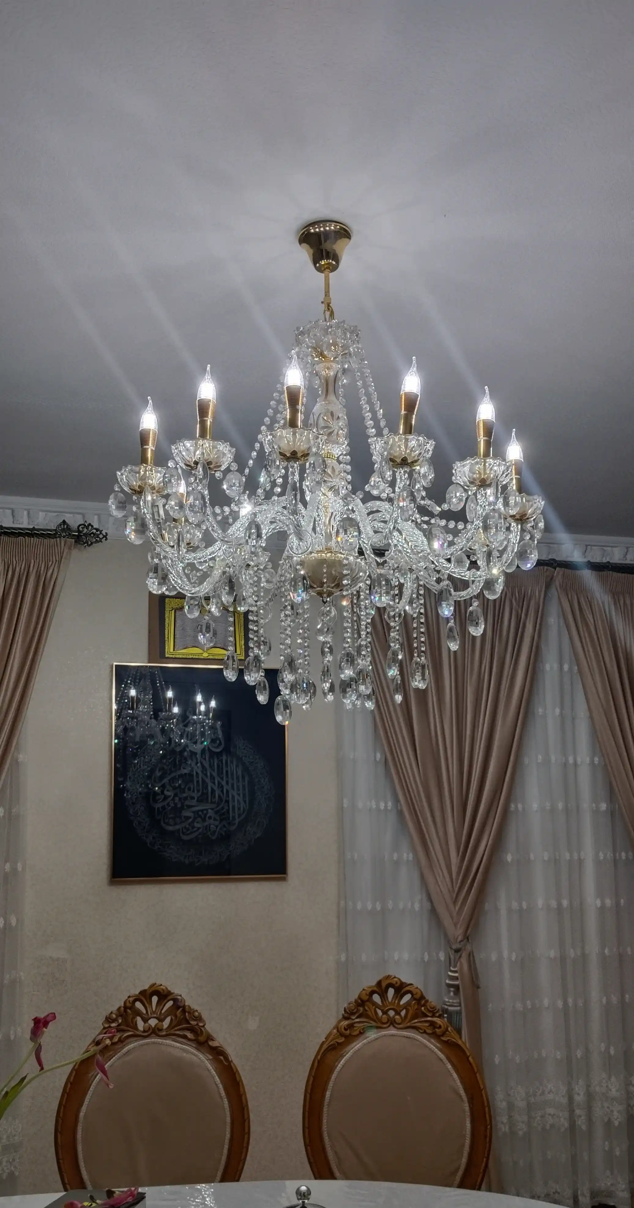 Lampa, qandil uchun, TESS, T-CB 9 Vt, 6500K-OQ, 4000K-LIMON, patron-E14,  LED