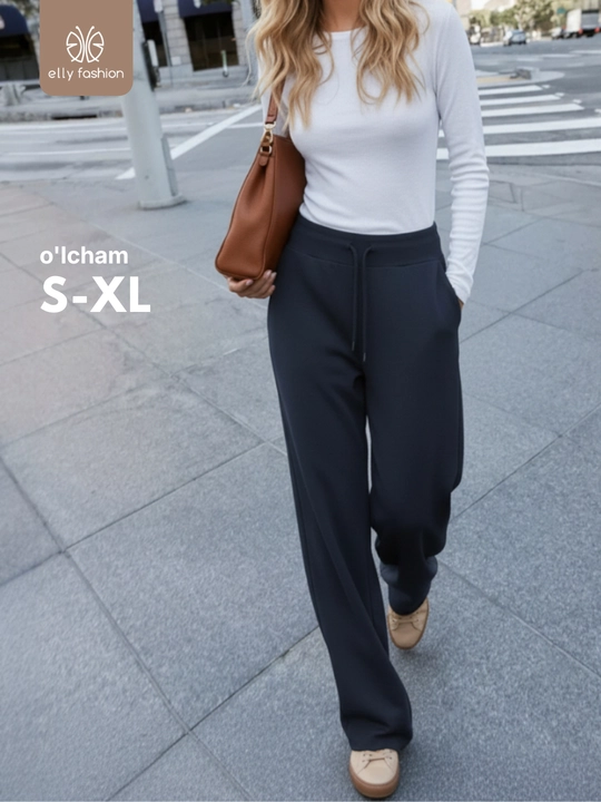 Штаны женские спортивные, брюки с карманами - ELLY FASHION - 