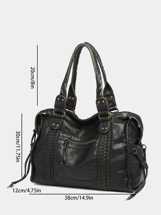 MIYO Ayollar uchun Y2K uslubidagi eko-teri sumka, yelkama va crossbody modeli