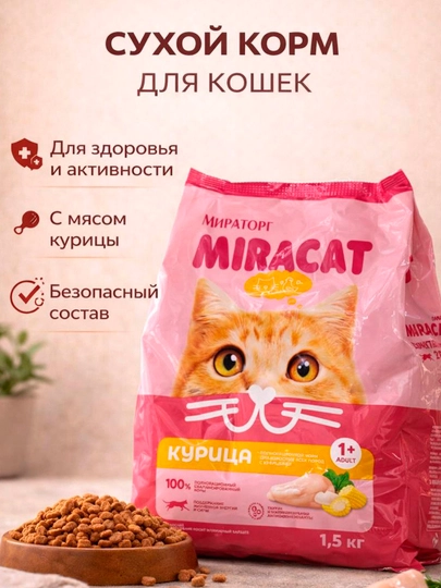 Корм для кошек Miracat