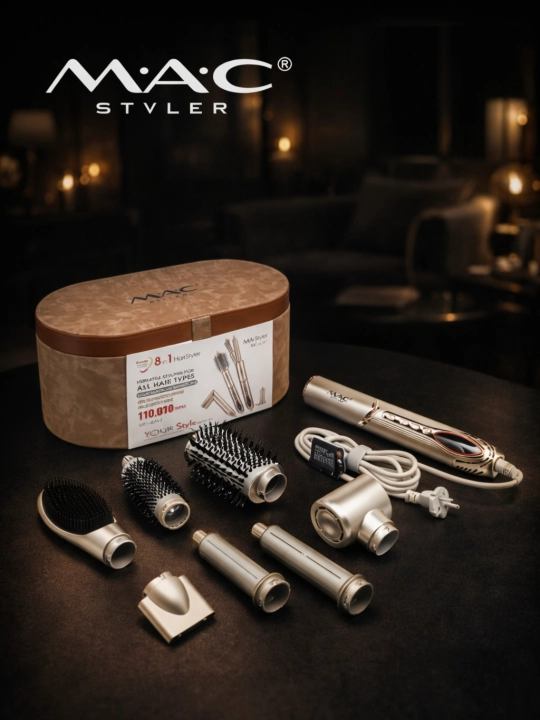 Фен для волос MAC styler MC-6766, 6 в 1, воздушная укладка и автоматическая плойка