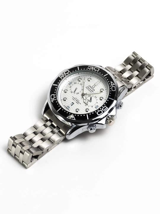 Мужские часы Omega Seamaster Style – металлический браслет, премиум дизайн