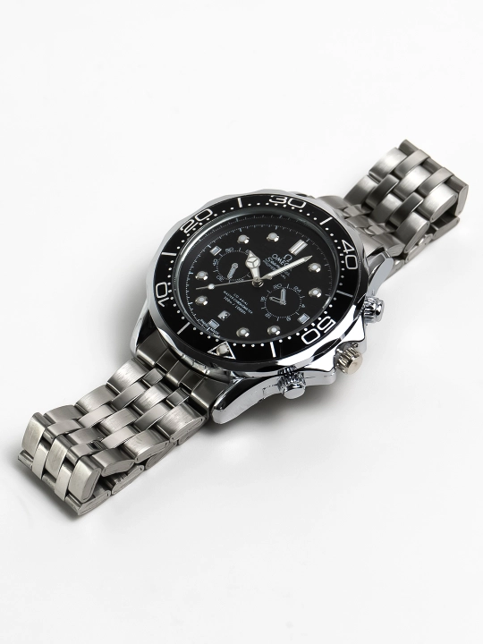 Мужские часы Omega Seamaster Style – металлический браслет, премиум дизайн