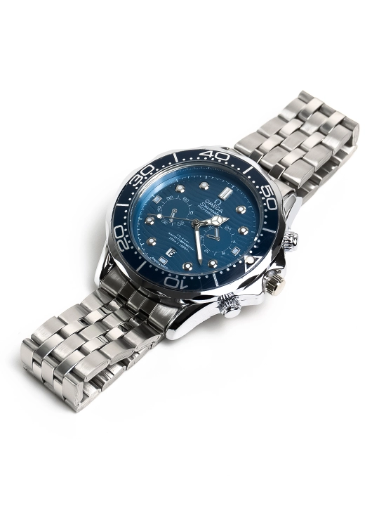 Мужские часы Omega Seamaster Style – металлический браслет, премиум дизайн