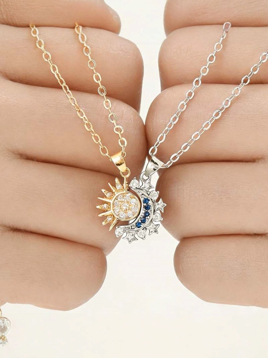 "Quyosh va Oy" zanjirli juft magnitli kulon - ikki kishilik to‘plam