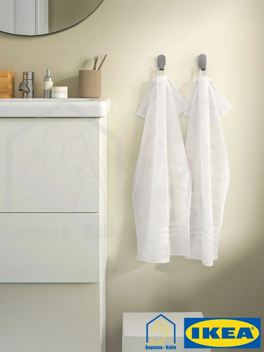 Полотенце для лица 40x70 см 1 шт, хлопковое полотенце, BROKGLIM IKEA