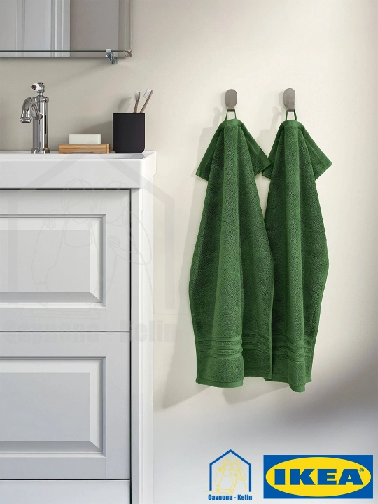 Полотенце для лица 40x70 см 1 шт, хлопковое полотенце, BROKGLIM IKEA