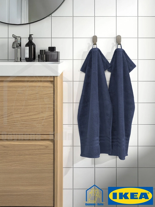Полотенце для лица 40x70 см 1 шт, хлопковое полотенце, BROKGLIM IKEA