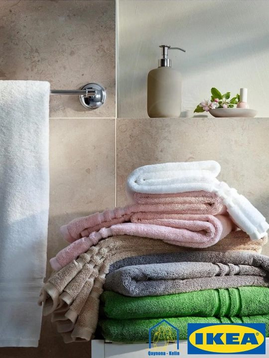 Полотенце для лица 40x70 см 1 шт, хлопковое полотенце, BROKGLIM IKEA