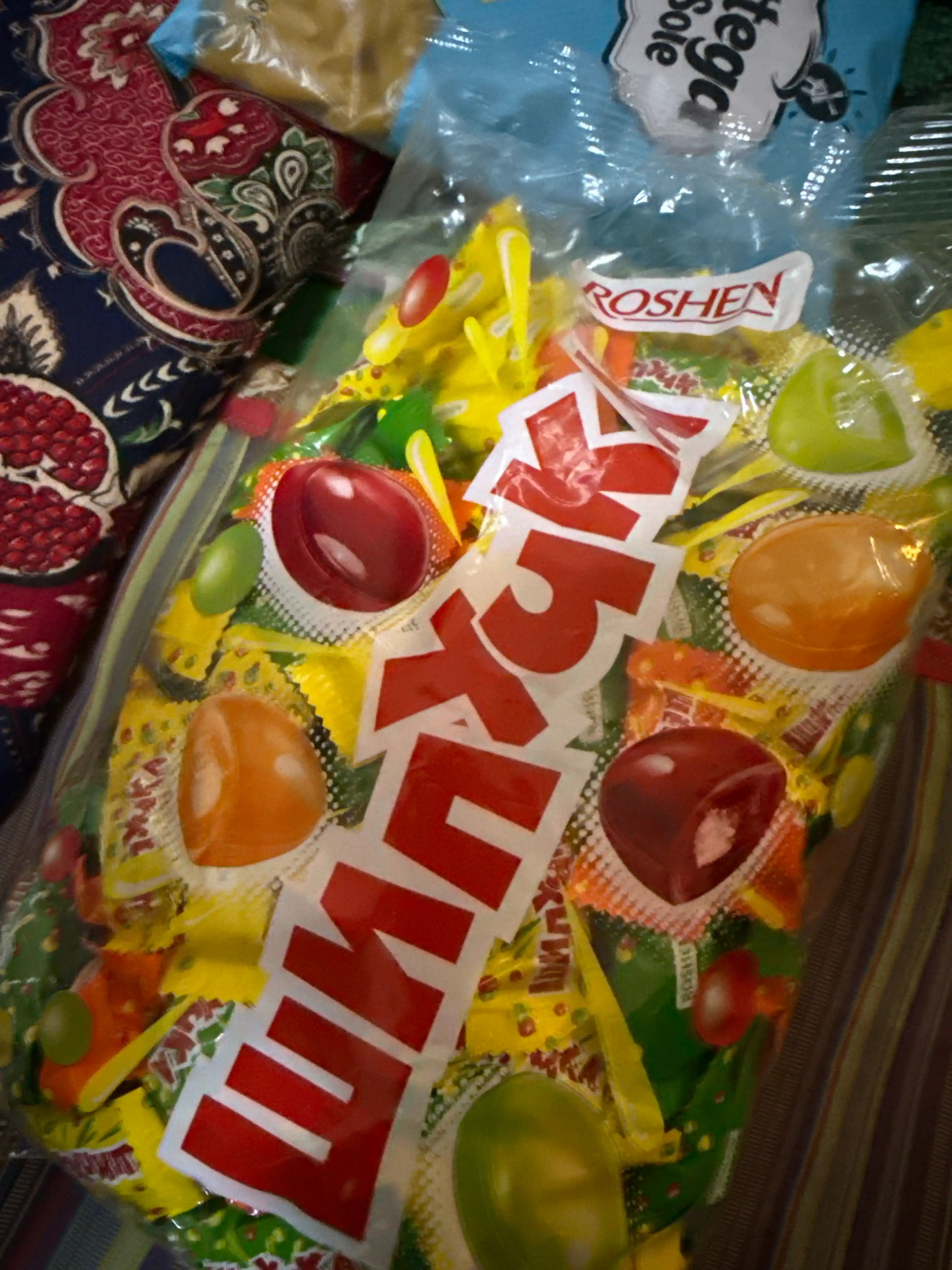 Карамель Roshen Шипучка с порошковой начинкой, 1 кг