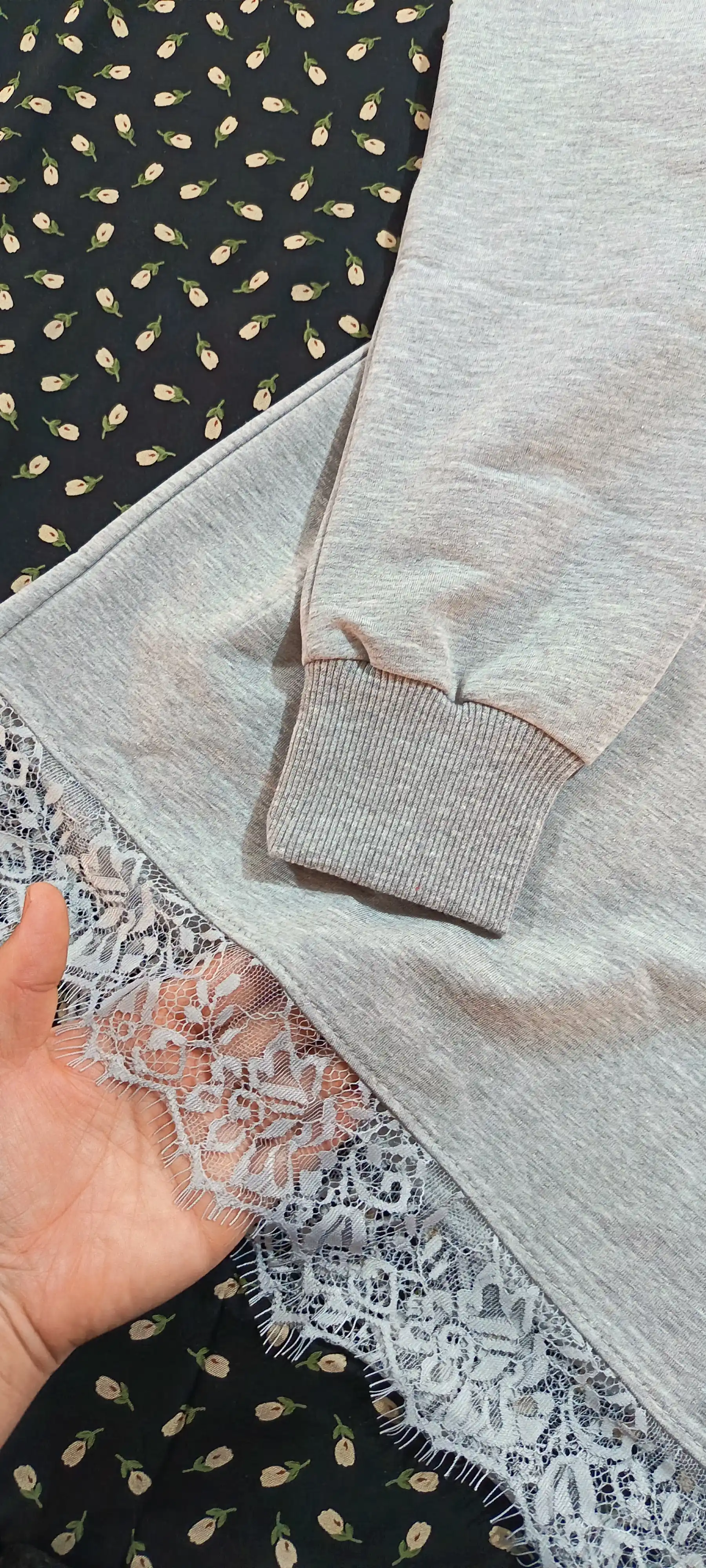 Ayollar uchun AishazaR svitshot, bazaviy, gipyur bahorgi bluzka, o‘lchami 42-52 M-XL
