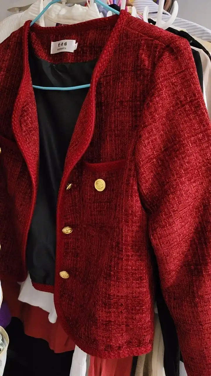 Ayollar uchun pidjak, kostyum, tugmali jaket, klassik kostyum
